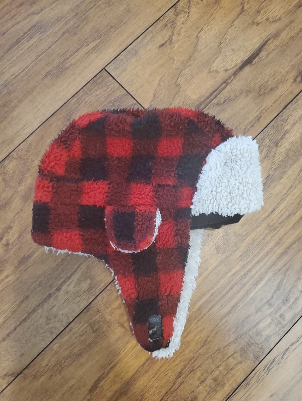 Baby Gap Toddler 2-3Y Buffalo Plaid Sherpa Trapper Hat